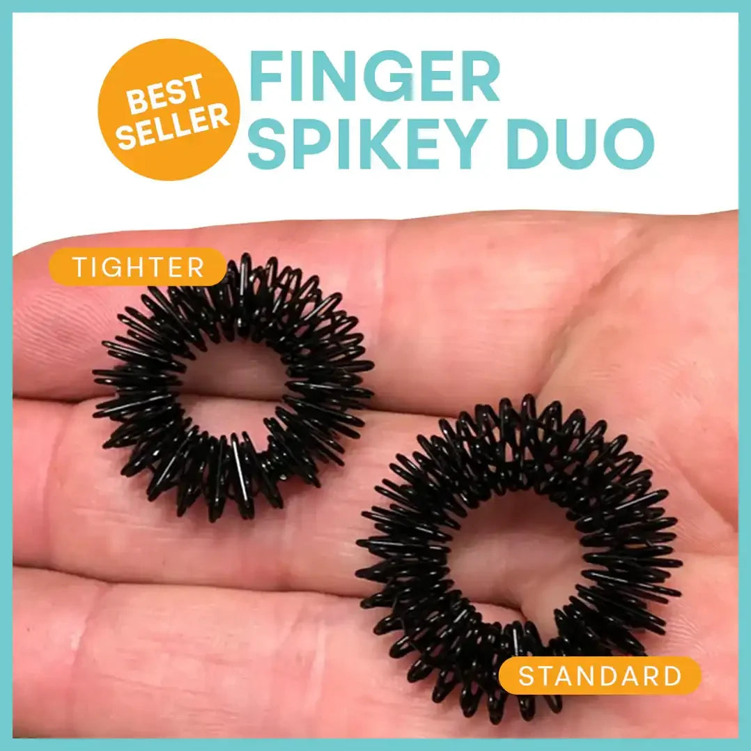 Kaiko Fidgets | Finger Spikey Duo - Standard & Tighter