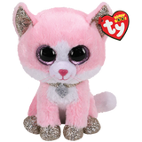 Ty Beanie Boos | Fiona the Pink Cat | Regular