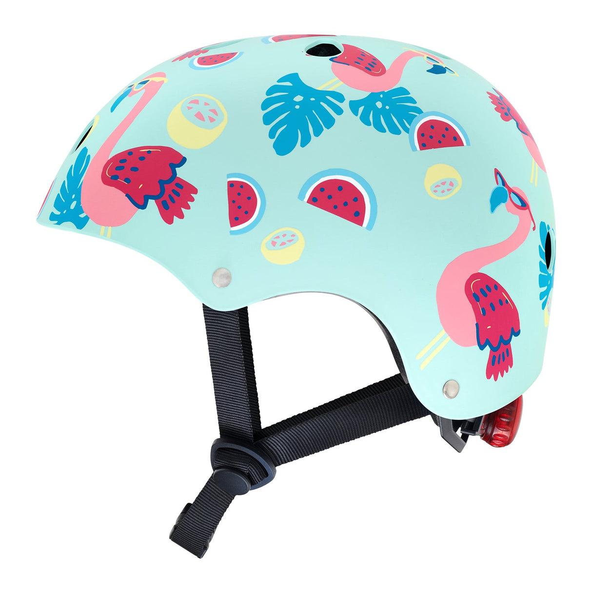 Hornit Cycle Helmet with LED Light - Flamingo Pink