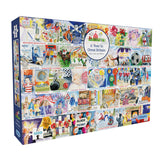 Gibsons A Year in Great Britain 1000 piece jigsaw puzzle box