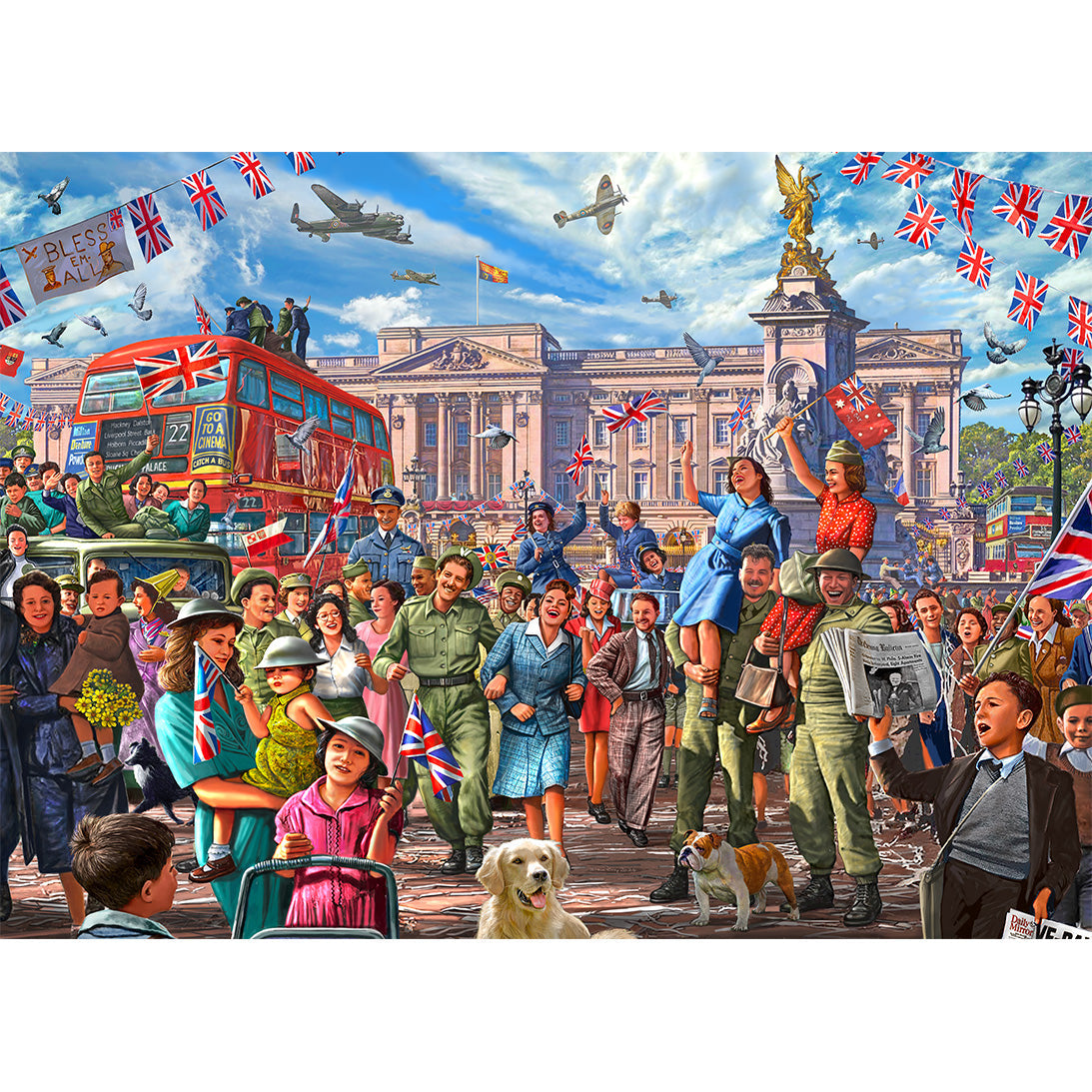 Final Days of War VE Day artwork by Steve Crisp
