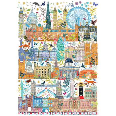 London Skyline puzzle artwork by Josie Shenoy