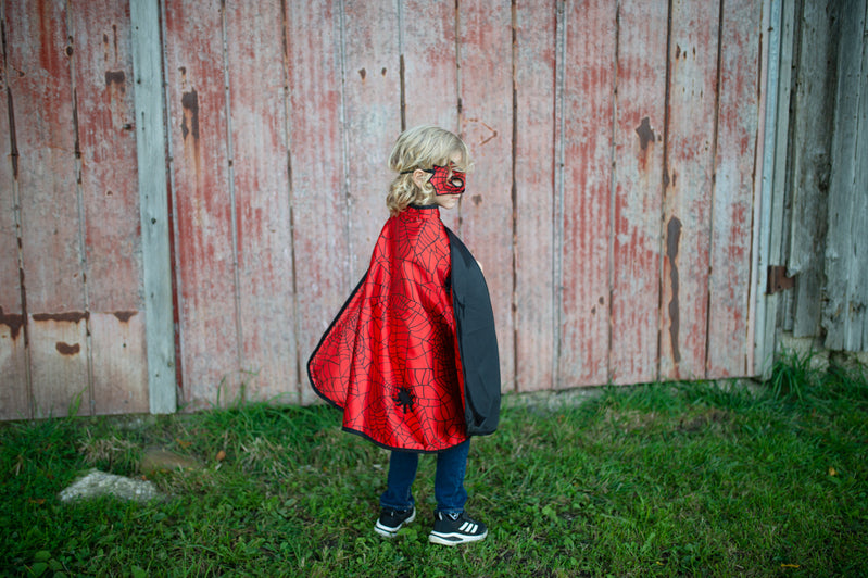 Great Pretenders | Reversible Spider & Bat Cape with Mask