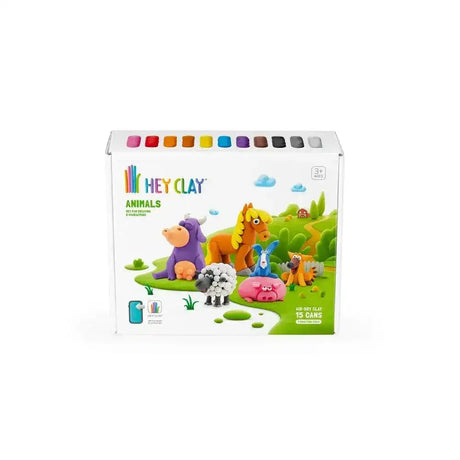 Hey Clay Animals Set (15 Cans) - Toybox Tales