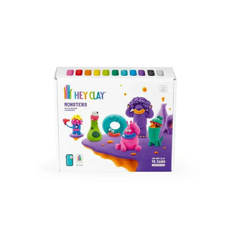 Hey Clay Monsters Set (15 Cans) - Toybox Tales