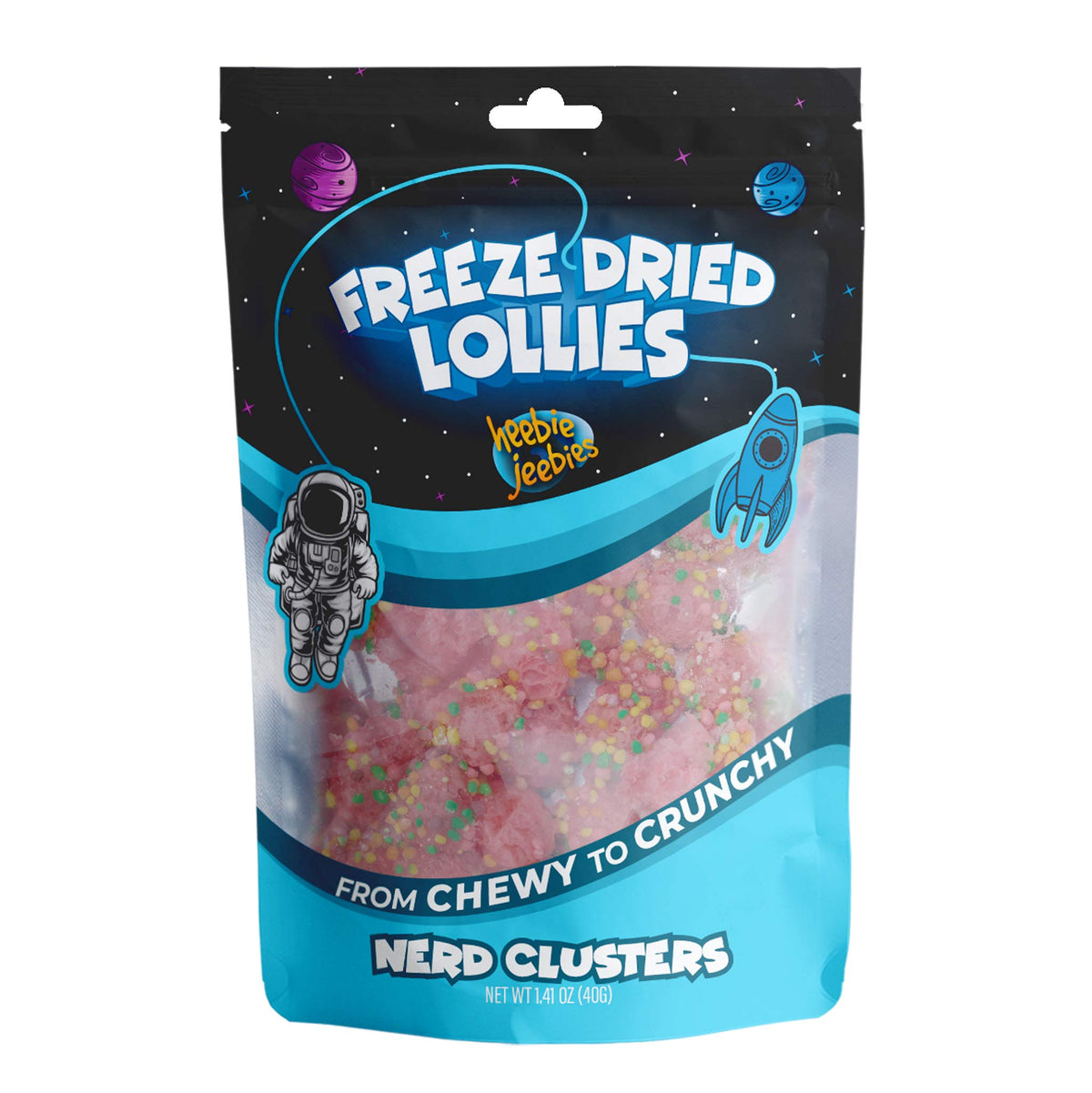 Heebie Jeebies | Freeze Dried Nerd Cluster Lollies | Large