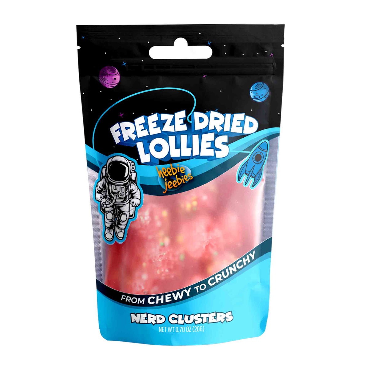 Heebie Jeebies | Freeze Dried Nerd Cluster Lollies | Mini