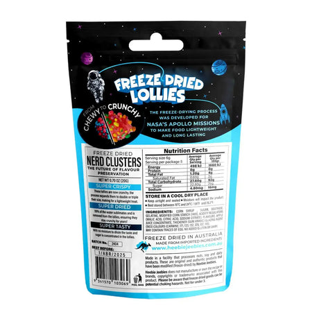 Heebie Jeebies | Freeze Dried Nerd Cluster Lollies | Mini - Toybox Tales