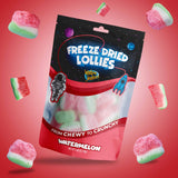 Heebie Jeebies | Freeze Dried Sour Watermelon Lollies | Large