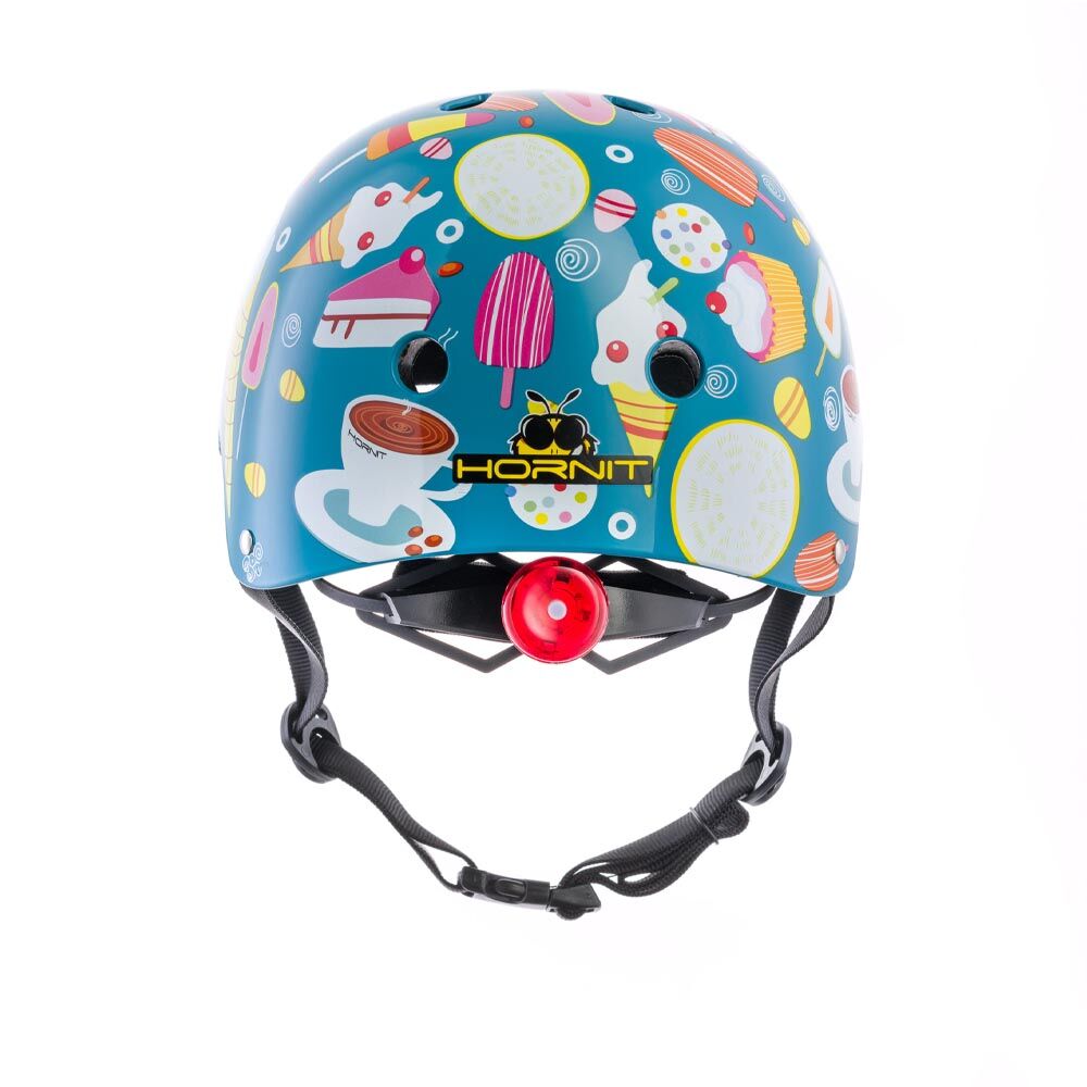 Hornit | Cycle Helmet with LED Light - Icecream - Medium