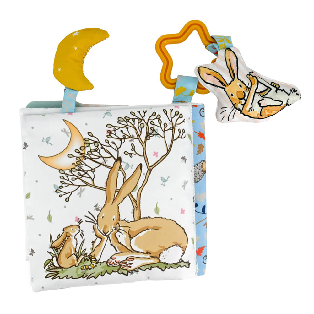 Guess How Much I Love You soft book with clip-on teether attachment