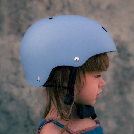 Kinderfeets Toddler Bike Helmet Matte Slate Blue - Kinderfeets - Toybox Tales