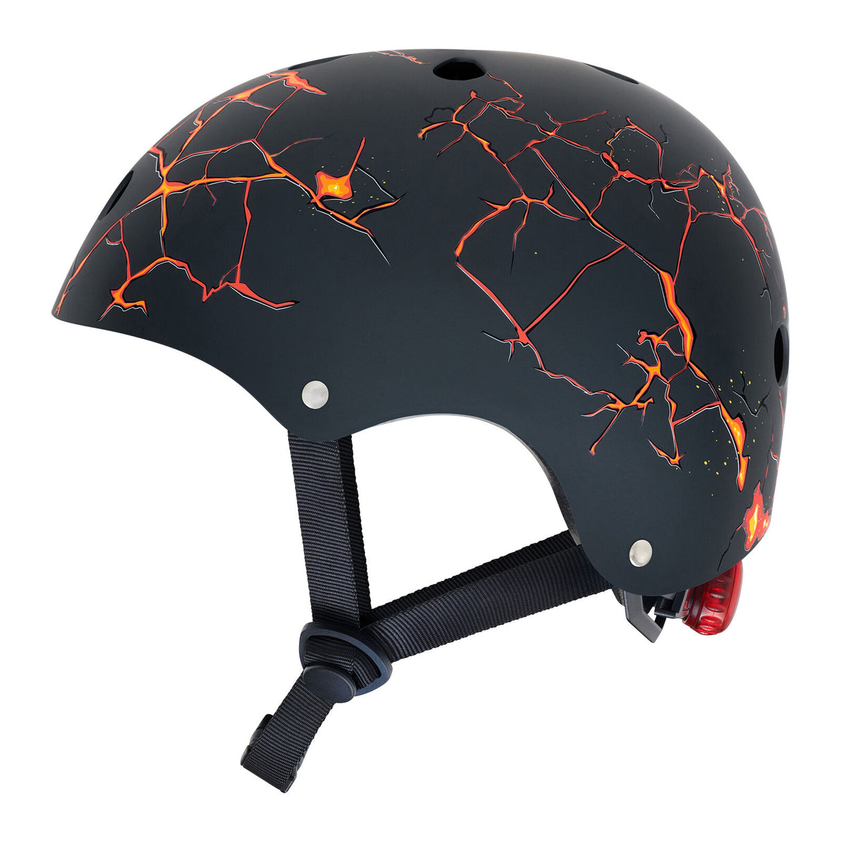 Hornit | Cycle Helmet with LED Light - Lava - Small