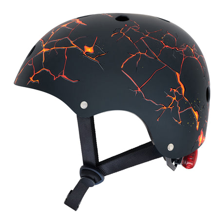 Hornit | Cycle Helmet with LED Light - Lava - Small