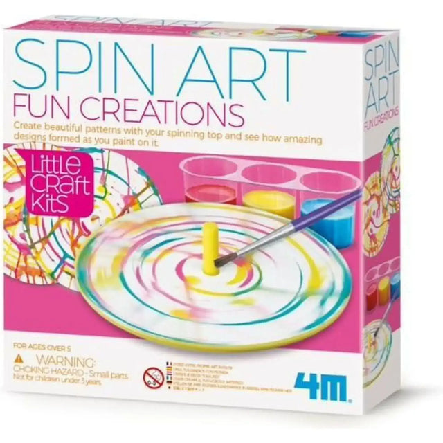 Little Craft: Spin Art Fun Creation - 4M - Toybox Tales