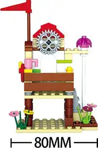 DAMAGED BOX Sluban | Girls Dream Surf Beach 84 Pieces - Toybox Tales