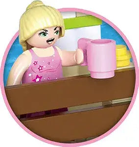 DAMAGED BOX Sluban | Girls Dream Surf Beach 84 Pieces - Toybox Tales