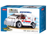 Sluban | Power Bricks Pull Back Car Ambulance 54 Pcs