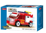 Sluban | Power Bricks | Pull Back Car Fire 55 Pcs - Toybox Tales