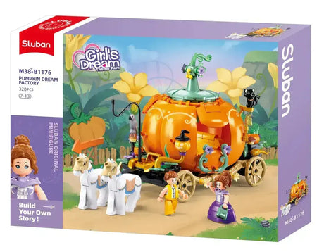 Sluban | Girls Dream | Pumpkin Chariot 319 Pcs - Toybox Tales