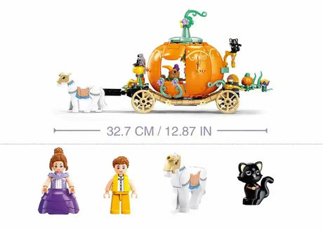 Sluban | Girls Dream | Pumpkin Chariot 319 Pcs - Toybox Tales