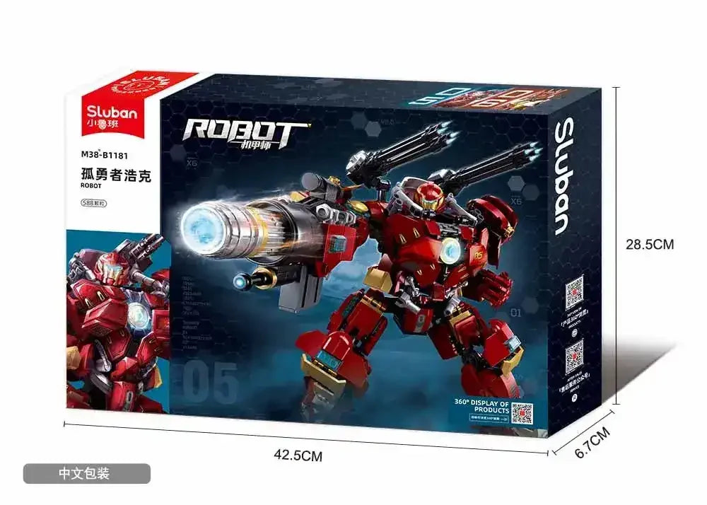 Sluban | P.R Mecha The Anti-Hulk Mech 588 Pcs - Toybox Tales