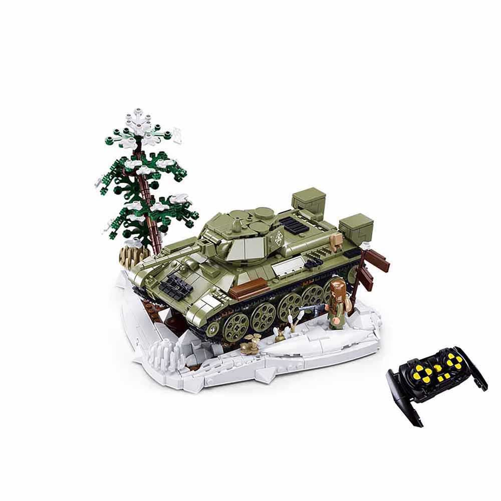 Sluban - Military T34 Remote Control Tank
