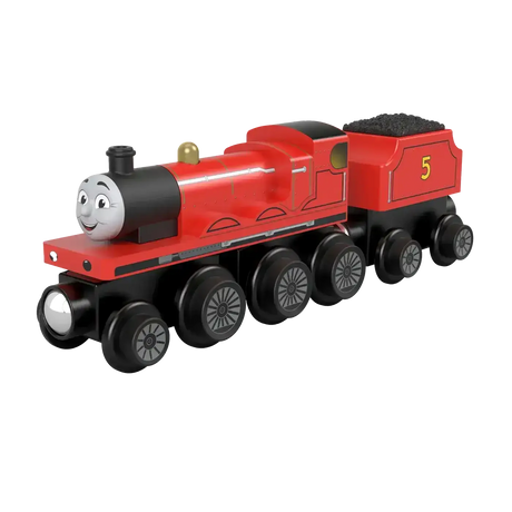 Thomas & Friends Wooden Railway James Engine and Coal-Car - Toybox Tales