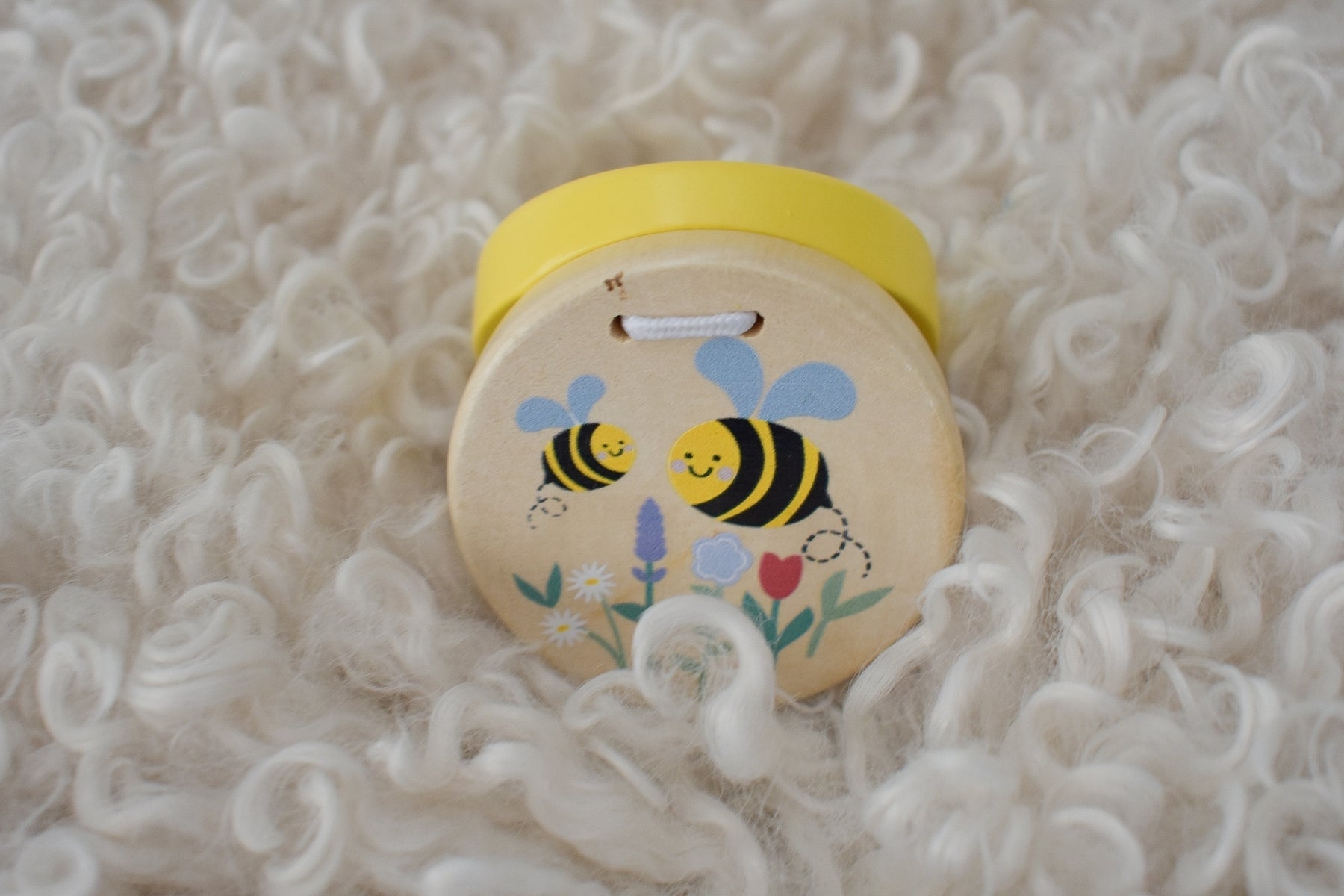 Buzzy Days Bee Wooden Castanets