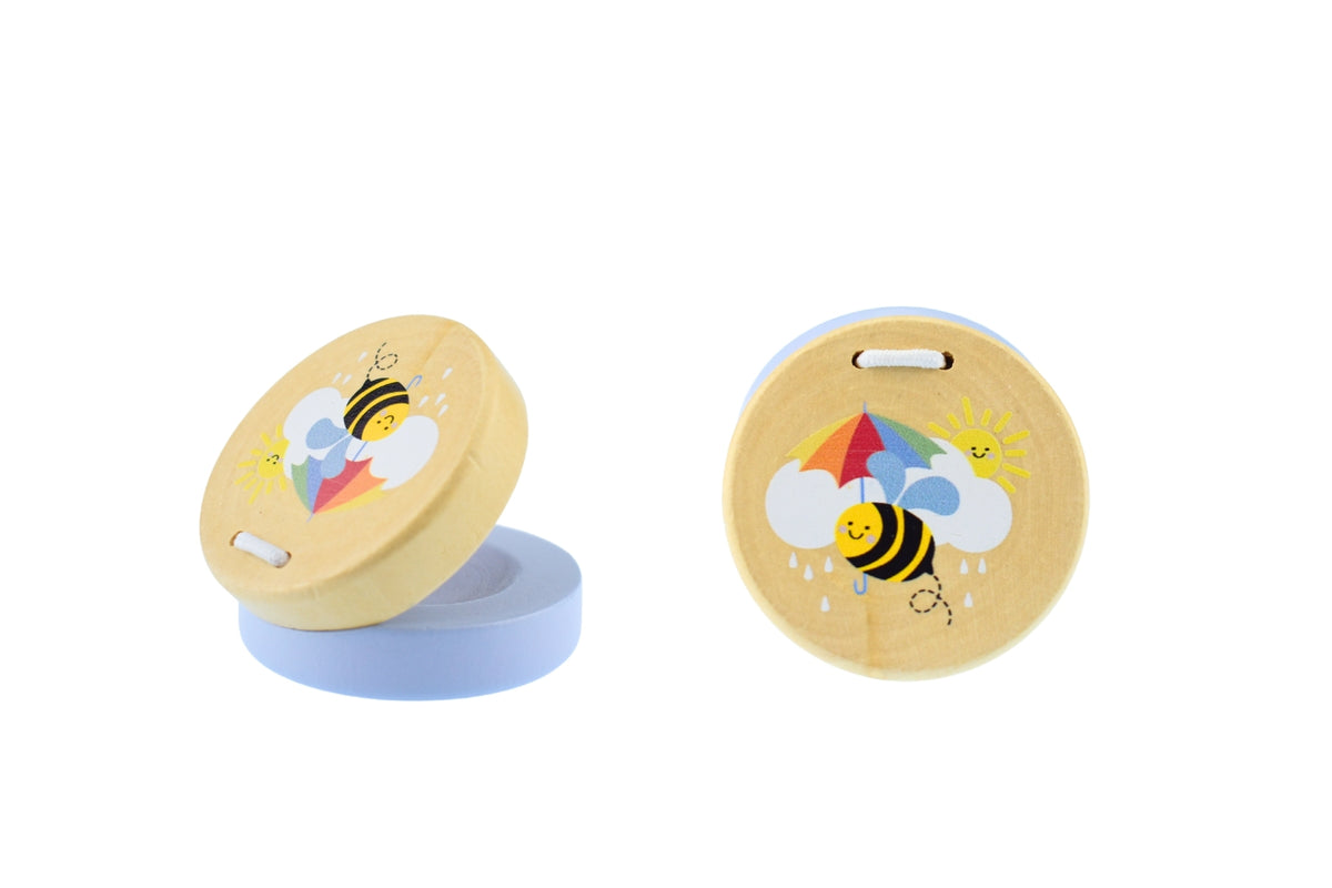 Buzzy Days Bee Wooden Castanets