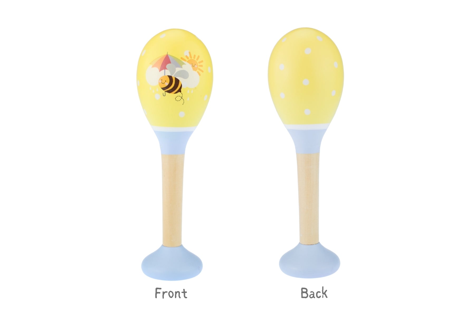 Buzzy Days Bee Maraca and Bellstick Set