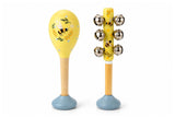 Buzzy Days Bee Aussie Floral Maraca and Bellstick Set