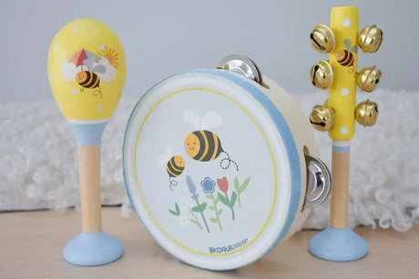Buzzy Days Bee 3 Piece Musical Set - Toybox Tales
