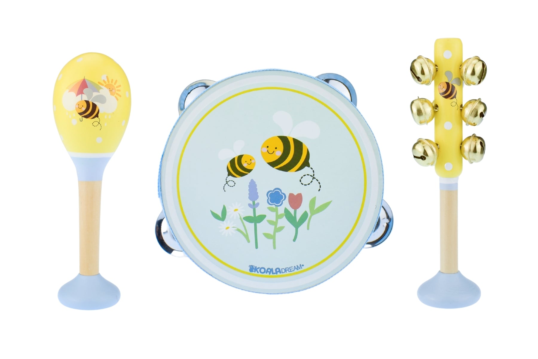 Buzzy Days Bee 3 Piece Musical Set