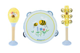 Buzzy Days Bee 3 Piece Musical Set