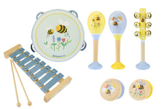 Buzzy Days Bee 7 Piece Musical Set