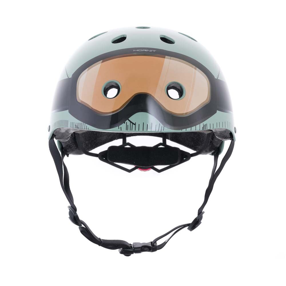 Hornit | Cycle Helmet with LED Light - Military - Medium