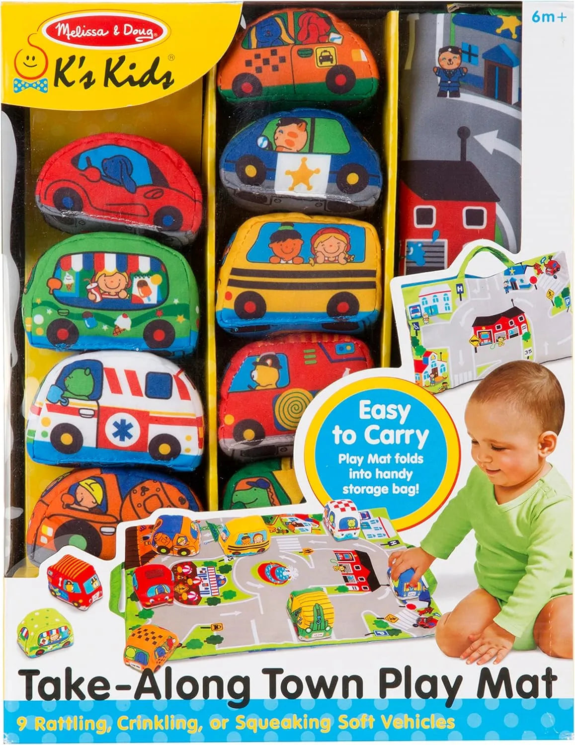 Melissa & Doug | Take-Along Town Play Mat