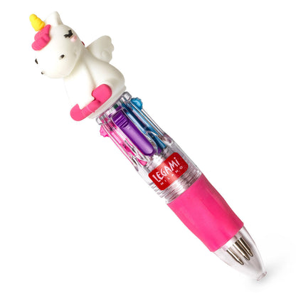 Mini 4 Colour Ballpoint Pen - Unicorn - Toybox Tales