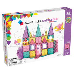 Magna-Tiles - Castle Deluxe + microMAGS 48 Piece Set