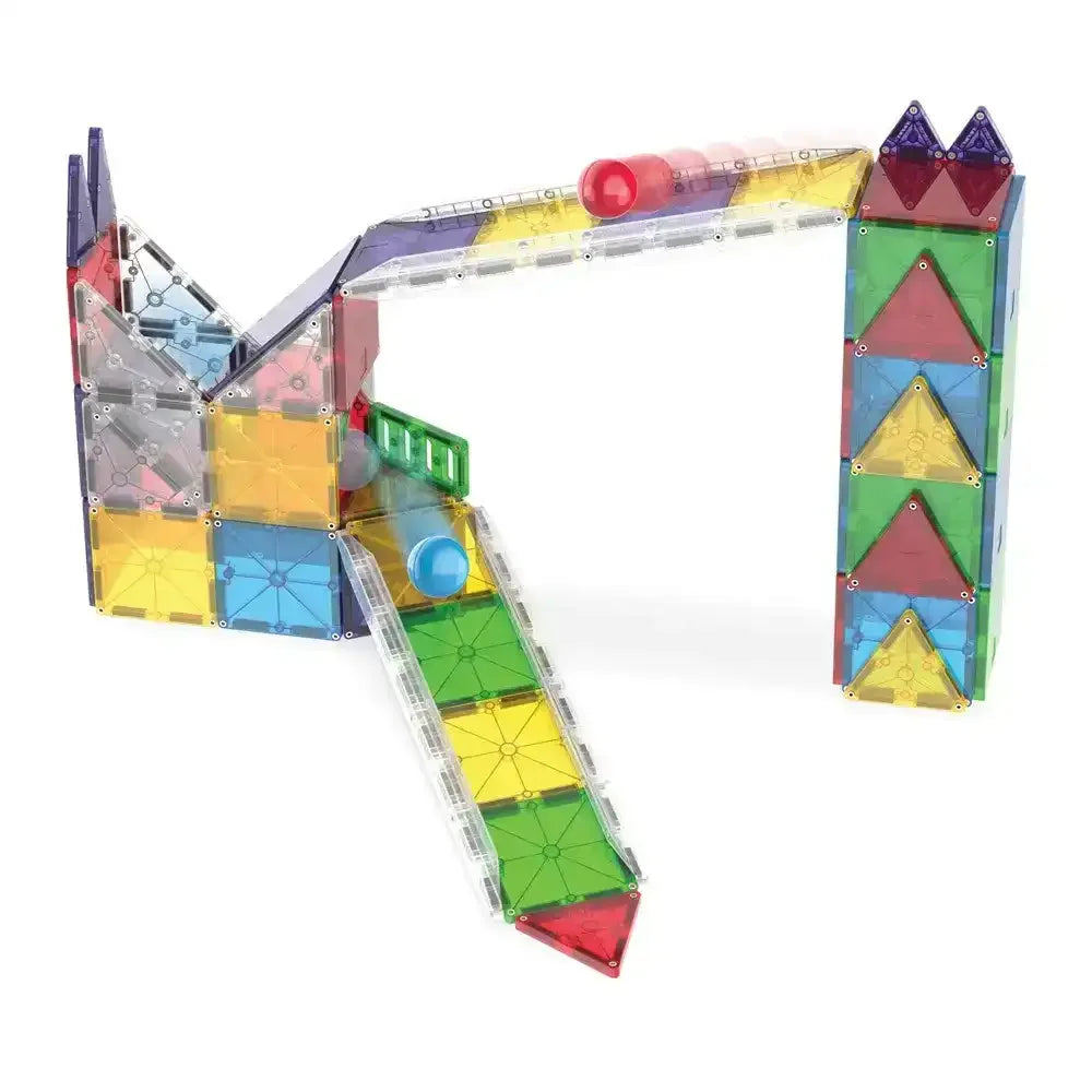 Magna-Tiles | Rail Racers Deluxe 90 Piece
