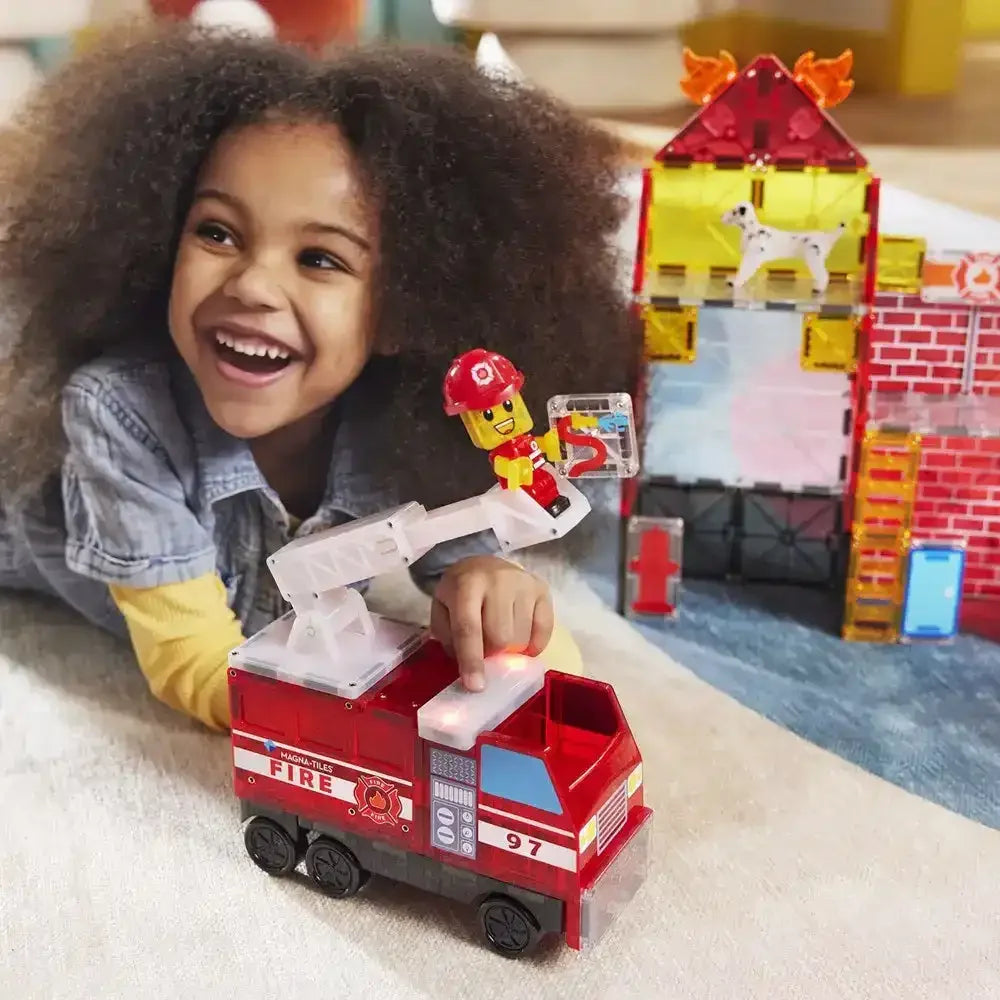 Magna-Tiles | Fire Station 50 Piece