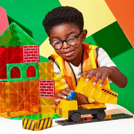 Magna-Tiles - Builder XL 50 Piece Set - Toybox Tales