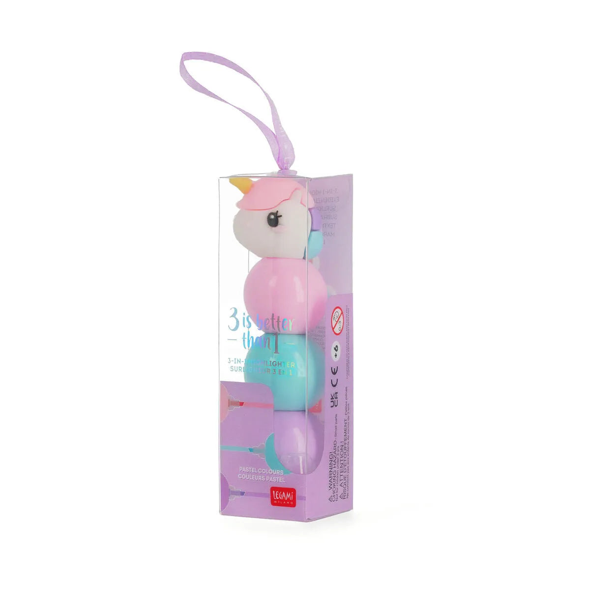 3 in 1 Highlighter - Unicorn - Toybox Tales