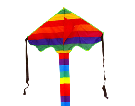 Midget Rainbow delta kite for kids
