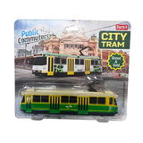 Melbourne City Tram - Green & Gold | Diecast Pull Back