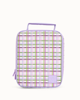 MontiiCo Large Insulated Lunch Bag - Berry Patch (Ice Pack Included)