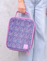 MontiiCo Large Insulated Lunch Bag - Meadow (Ice Pack Included)