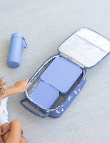 MontiiCo Large Insulated Lunch Bag - Jetset (Ice Pack Included)