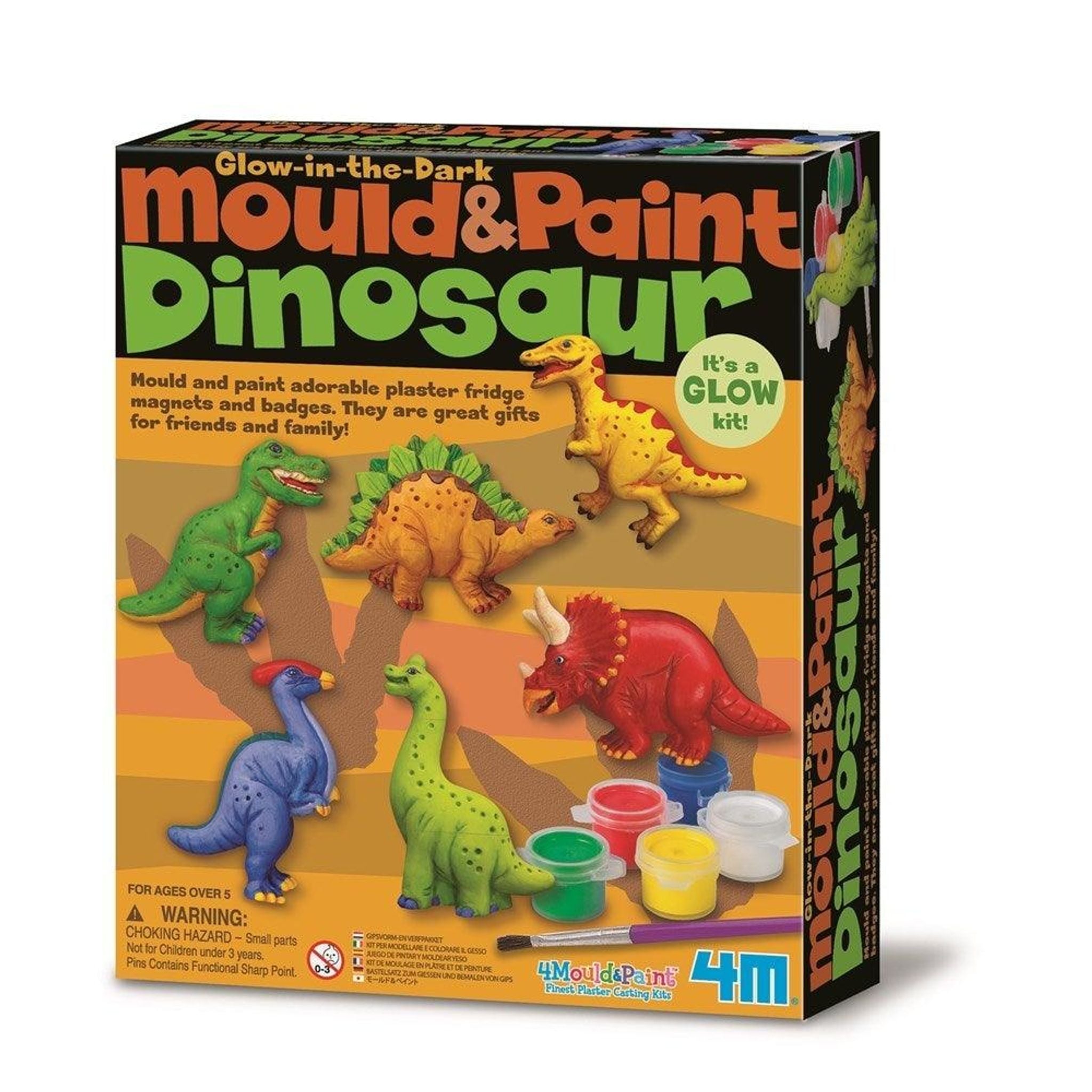 Mould & Paint: Dinosaurs - 4M - Toybox Tales